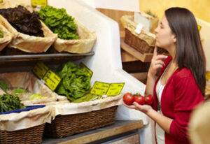 shopping healthy food