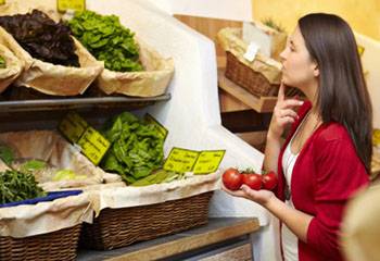 shopping healthy food